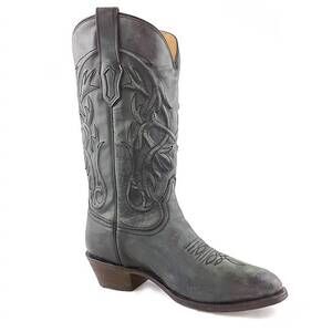NEW CORRAL men's embroidery round toe boots in blue jeans